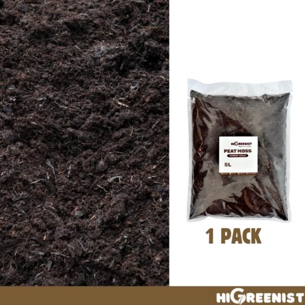 Peat Moss With Forest Gold (5L) - Media Tanam Peat Moss Untuk Semua Jenis Tanaman Hias - 1 Pack - Gambar 6