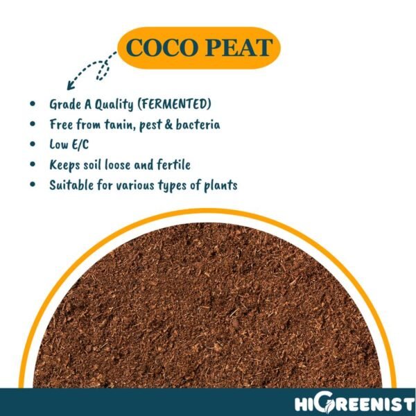 Coco Peat Premium (5L) - Media Tanam Coco Peat Fermentasi - 1 Pack - Gambar 3