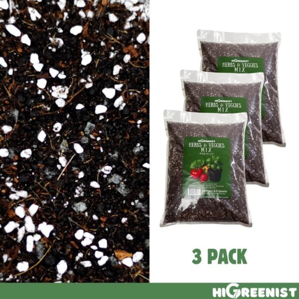 Media Tanam Semua Jenis Sayuran & Buah (5L) - Herbs & Veggies Mix Premium - 5L x 1 Pack - Gambar 7
