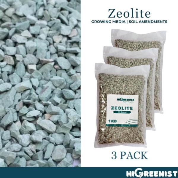 Zeolite 3-5mm (1kg) - Media Tanam Zeolite Cocok Untuk Bonsai & Kaktus - Filter Air - Campuran Pot Aerasi dan Drainase - 1Pack - Gambar 6