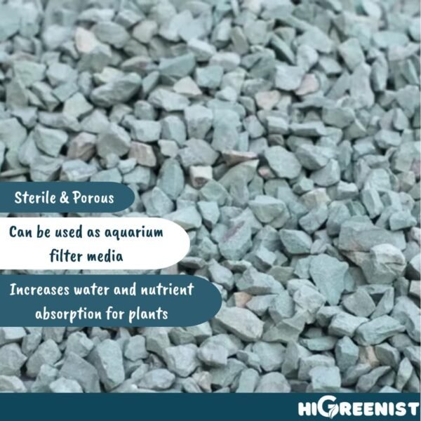 Zeolite 3-5mm (1kg) - Media Tanam Zeolite Cocok Untuk Bonsai & Kaktus - Filter Air - Campuran Pot Aerasi dan Drainase - 1Pack - Gambar 3