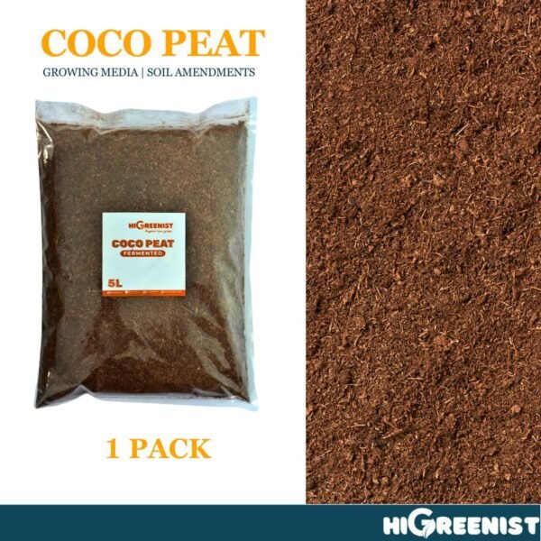Coco Peat Premium (5L) - Media Tanam Coco Peat Fermentasi - 1 Pack - Gambar 6
