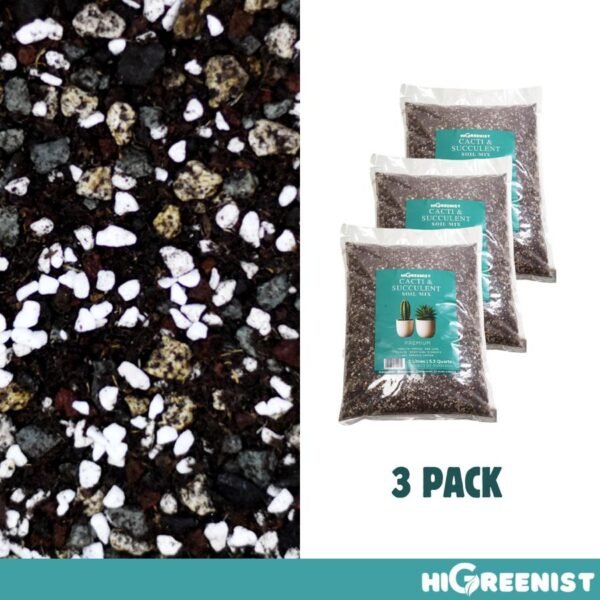 Media Tanam Kaktus & Sukulen Premium (5L) - Cactus & Succulent Soil Mix Premium - 5L x 1 Pack - Gambar 5
