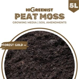 Peat Moss With Forest Gold (5L) - Media Tanam Peat Moss Untuk Semua Jenis Tanaman Hias - 1 Pack