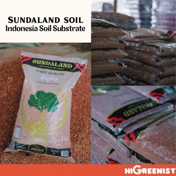 Sundaland Soil (14L) Bag - Media Tanam Kaktus & Sukulen - Indonesia Soil Substrate - 1-3 mm, 14 Liter Bag - Gambar 5