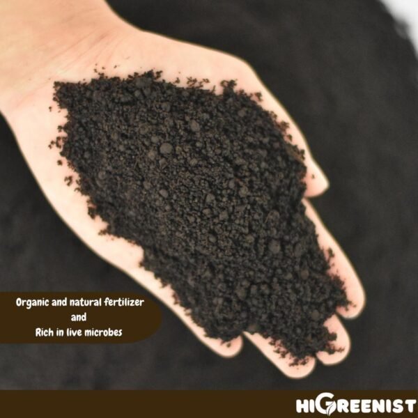 Vermicompost Premium (5L) - Media Tanam Vermikompos - Pupuk Kascing - Pupuk Cacing Vermicast untuk Nutrisi Tanah - Pupuk Tanaman Berkebun - 1 Pack - Gambar 7