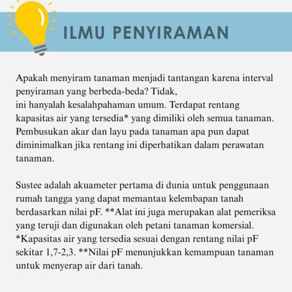 Sustee Aquameter - Soil Moisture for houseplants - Gambar 4