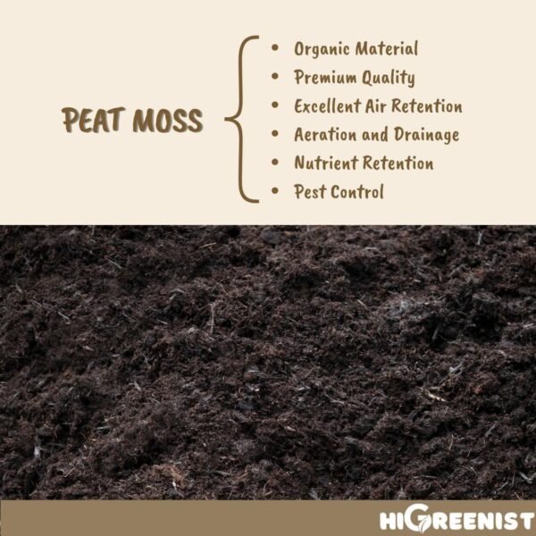Peat Moss With Forest Gold (5L) - Media Tanam Peat Moss Untuk Semua Jenis Tanaman Hias - 1 Pack - Gambar 8